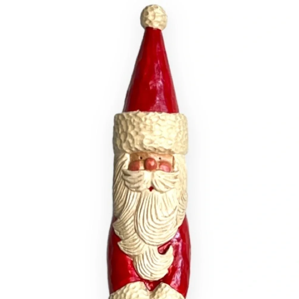 Vintage Kurt S Adler Santa Folk Art Country JOY 11